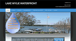 Desktop Screenshot of lakewyliewaterfront.com